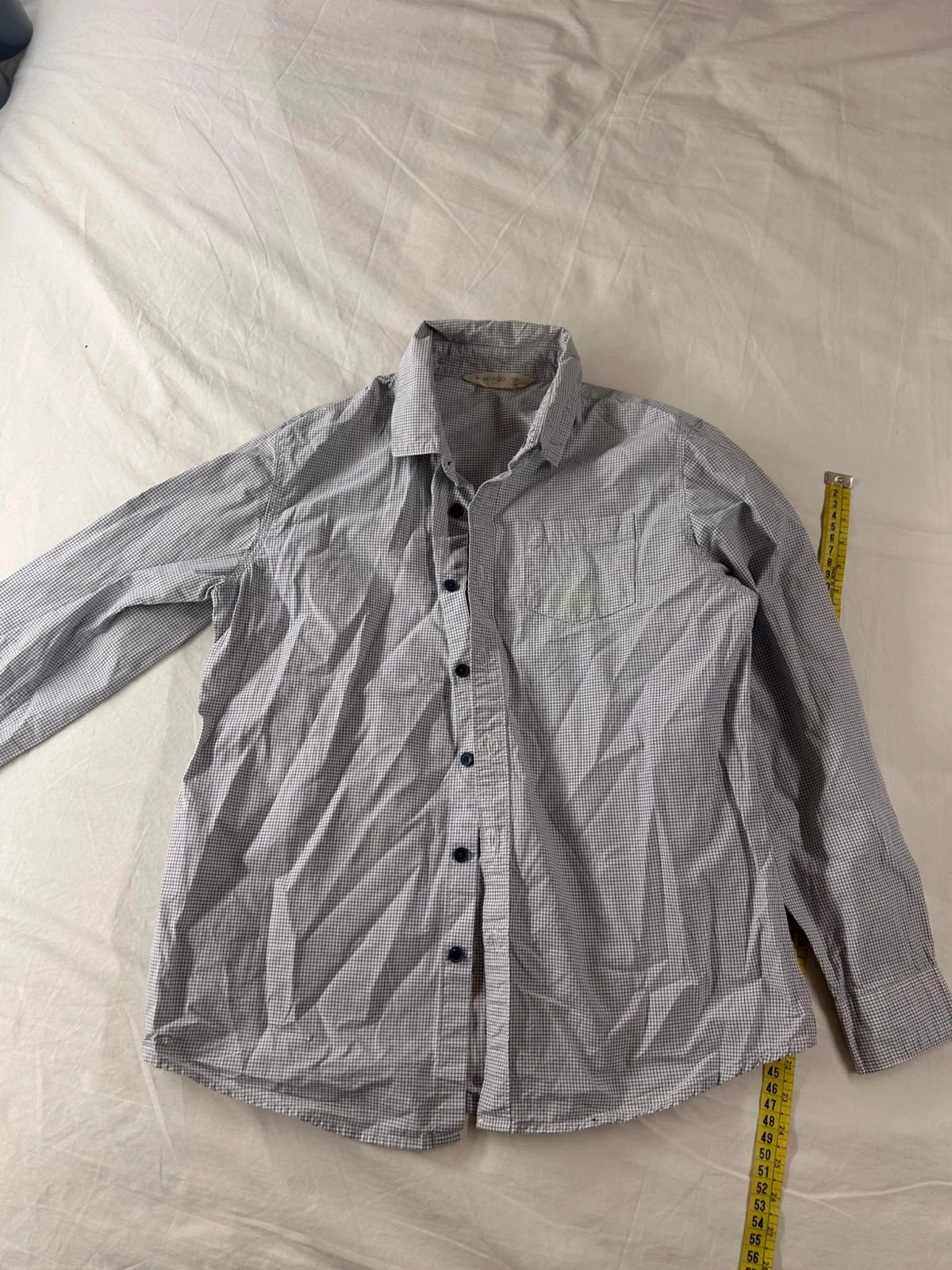 Chemise à carreaux mango